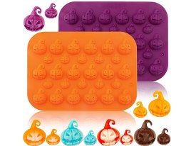 Molde silicona 28 calabazas Halloween